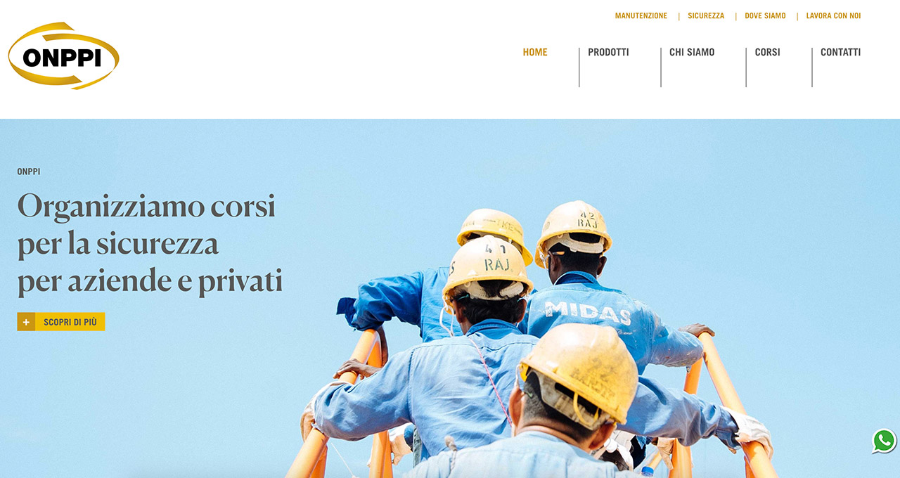 Sito Web ONPPI - Jacopo Zane Web Designer - Treviso