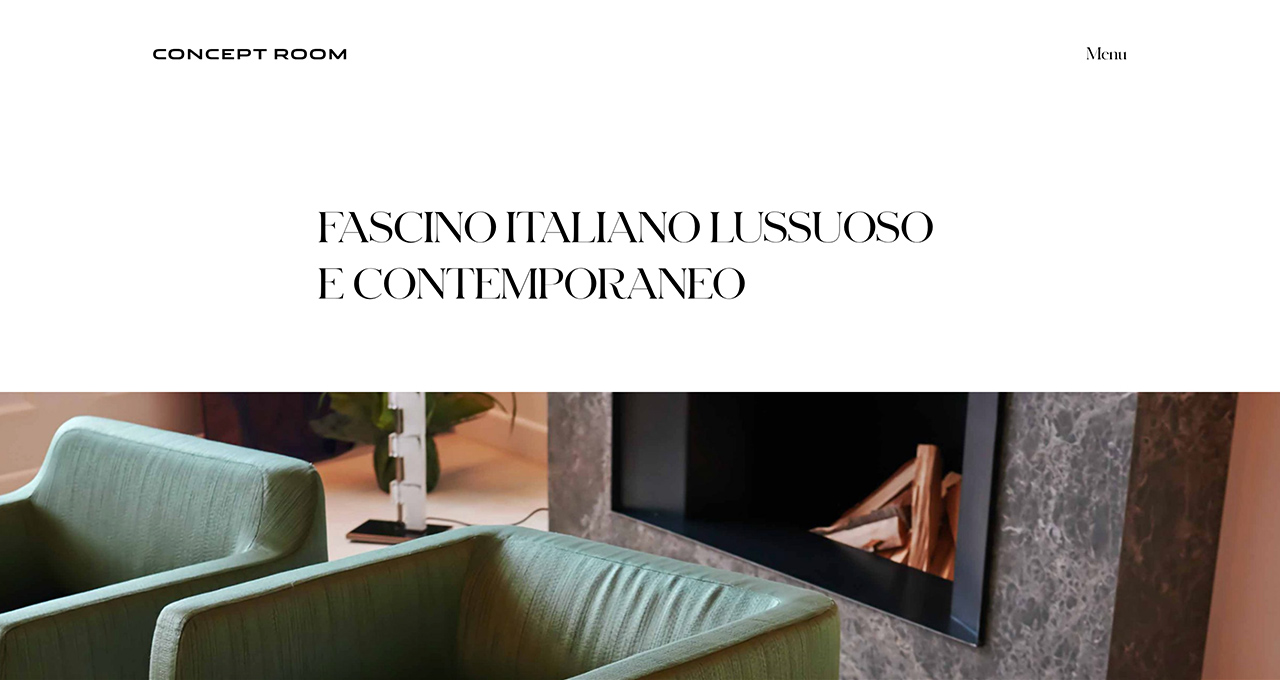 Sito Web CONCEPT ROOM - Jacopo Zane Web Designer - Treviso