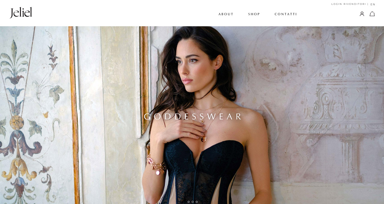 Sito Web JELIEL - Jacopo Zane Web Designer - Treviso